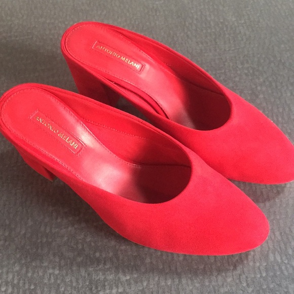 antonio melani red shoes